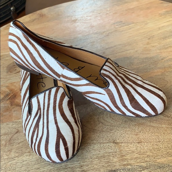 Kate and Mel leather animal print flats - Picture 3 of 5